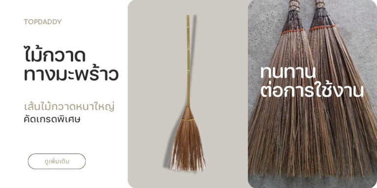 ไม้กวาดทางมะพร้าว